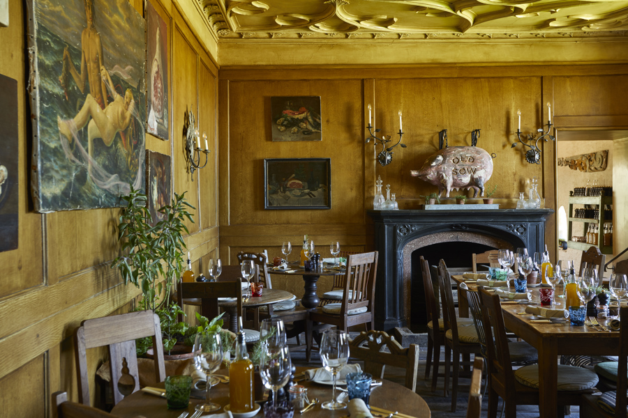 The Pig at Harlyn Bay — interior and exterior view 16