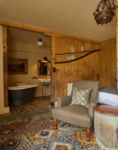 The Pig in the South Downs — interior and exterior view 32