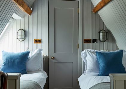 Snug Twin Room at THE PIG-on the beach - Studland, Dorset