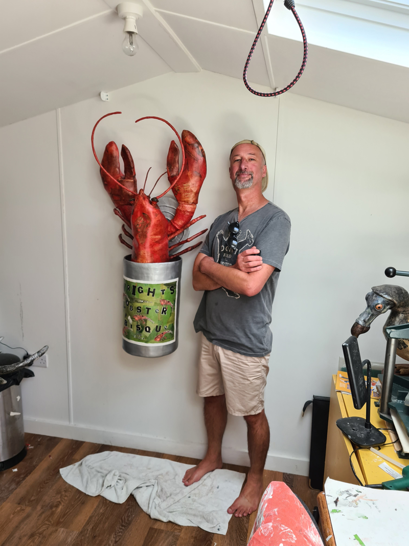 David Farrer High Res Portrait With Lobster
